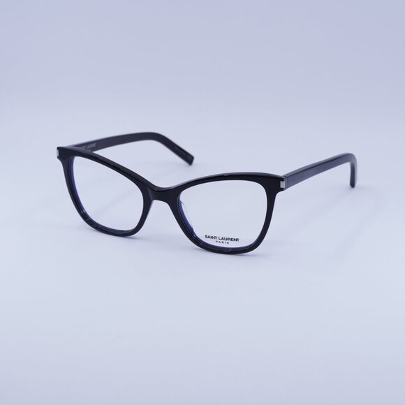 Saint Laurent SL219 001 Eyeglasses Black 51mm Cat Eye Frame - Picture 6 of 12